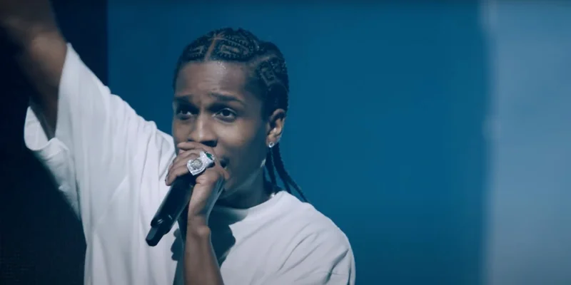 video poster for A$AP Rocky, Shittin' Me (Amazon Music Live)